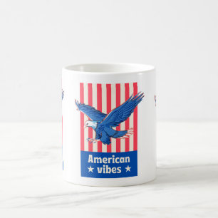 American Vibes Mug – Patriotic & Classic USA Desig