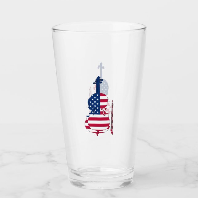 American Violin Glass (Front)