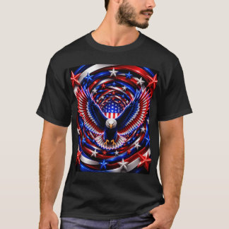 American Vision Spiral – Patriotic Eagle Optical I T-Shirt