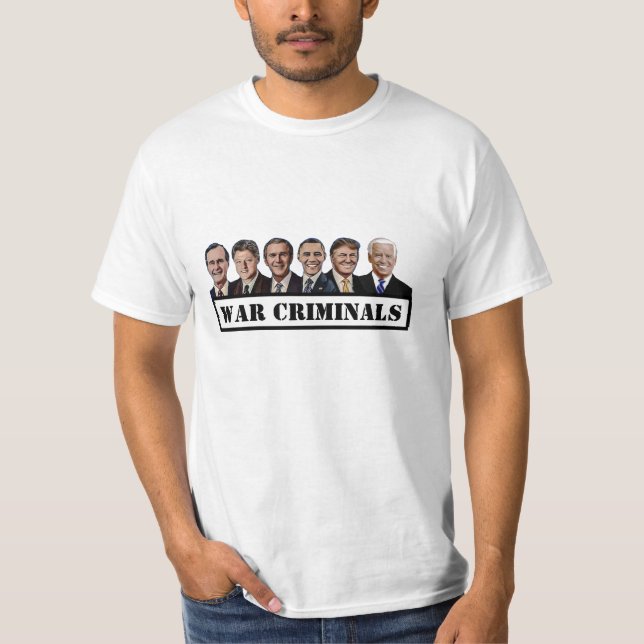 American War Criminals T-Shirt (Front)