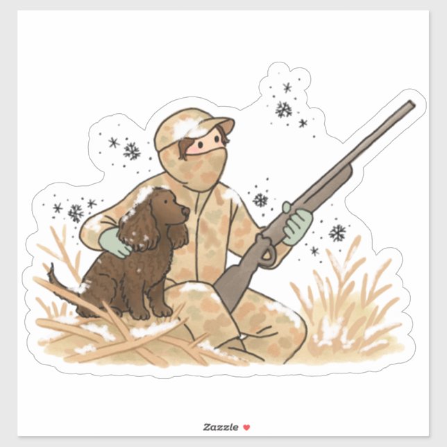 American Water Spaniel Car Decal (Sheet)