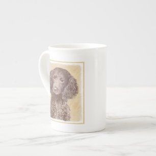American Water Spaniel Painting - Original Dog Art Bone China Mug