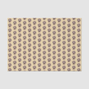 American Water Spaniel Painting - Original Dog Art Tissue Paper
