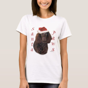 American Water Spaniel Santa Paws T-Shirt