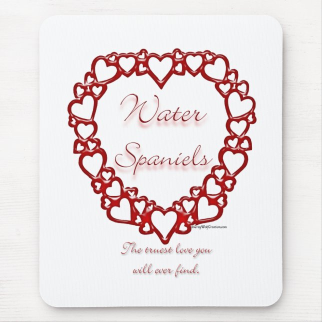 American Water Spaniel True Love Mouse Pad (Front)