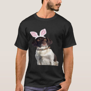 American Water Spaniel Wearing Easter Bunny Ears D T-Shirt