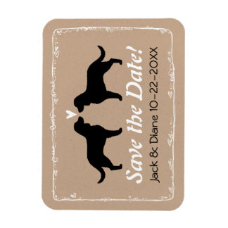 American Water Spaniels Wedding Save the Date Magnet