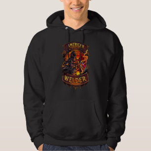 American Welder Cyborg With An Oxy Cutter Hoodie