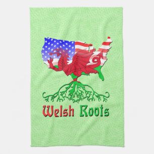 American Welsh Roots Kitchen Towels