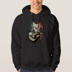American West Highland White Terrier USA Westie Co Hoodie