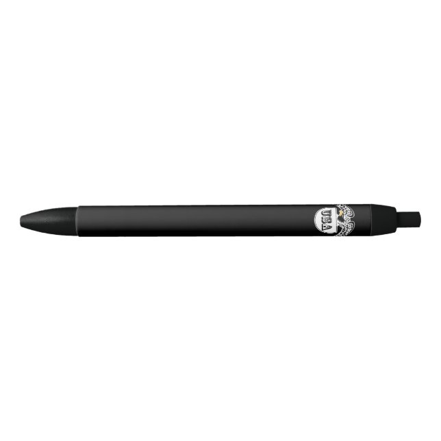 American White Eagle Black Ink Pen (Front)