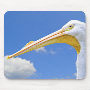 American White Pelican Mouse Pad
