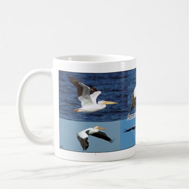 American White Pelicans mug (Left)