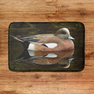 American Wigeon Duck Photo Bath Mat