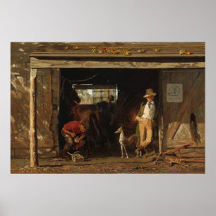 American WildWest Blacksmith and Cowboy Poster