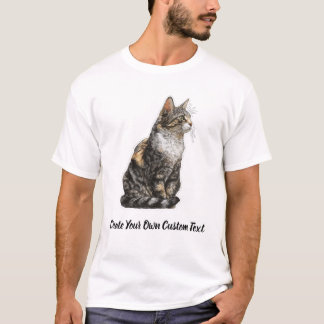 American Wirehair Cat Create Your Own Custom Text  T-Shirt