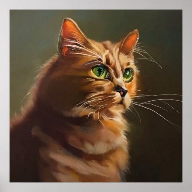 American Wirehair Cat  Poster (Front)
