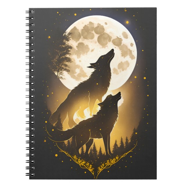 American wolf 13 notebook (Front)