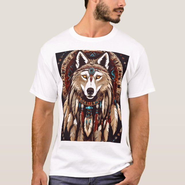 **American Wolf Logo Sale: Unleash Your Brand!**   T-Shirt (Front)