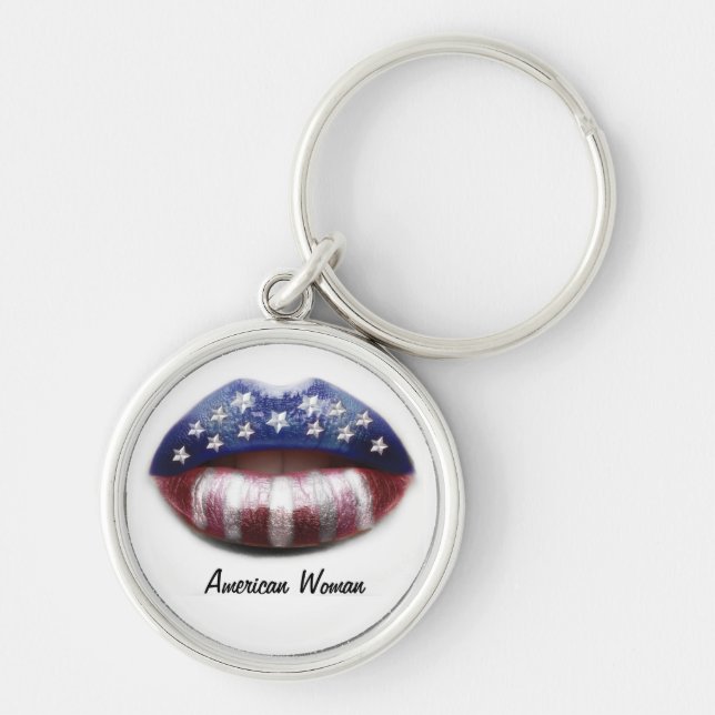American Woman Key Ring (Front)
