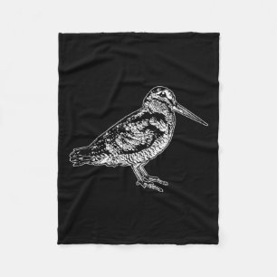 American Wood Bird Watching Hunting Unique Birding Fleece Blanket