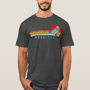 American Woodcock Bird Retro Vintage Unique Gift T-Shirt