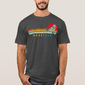 American Woodcock Bird Retro Vintage Unique Gift T-Shirt
