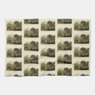 American Woodcock from Audubon's Birds of America Tea Towel
