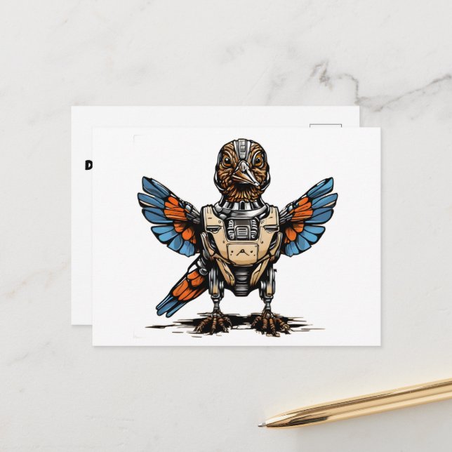 American woodcock  postcard (Front/Back In Situ)