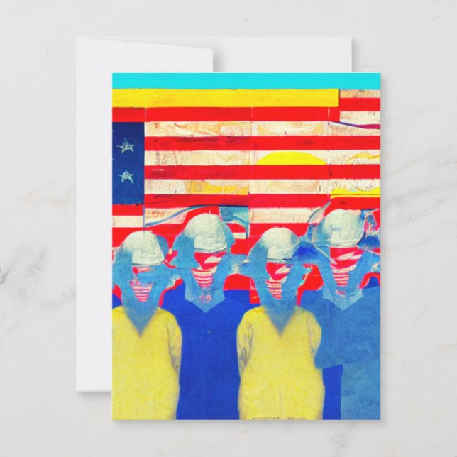 American Worker Card (Front)