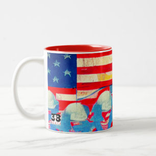 American Worker Two-Tone Coffee Mug