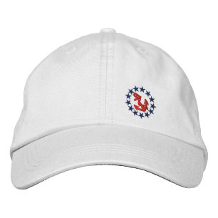 American Yacht Flag Ensign Nautical Embroidery Embroidered Hat