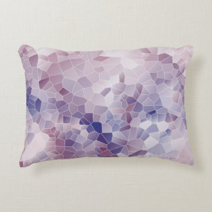 Americana abstract graphic mosaic decorative cushion