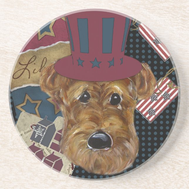 AMERICANA AIREDALE COASTER (Front)