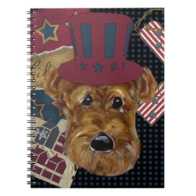 AMERICANA AIREDALE SPIRAL NOTEBOOK (Front)