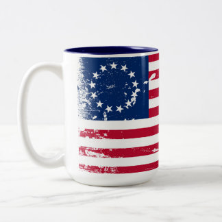 Americana American Flag Coffee Mug