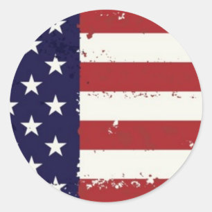Americana American Flag Sticker