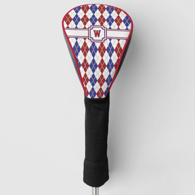Americana Argyle Driver Cover (Front)