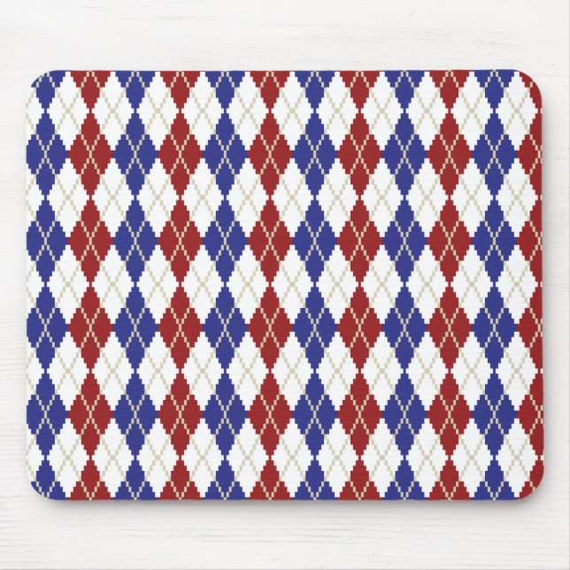 Americana Argyle Mousepad (Front)