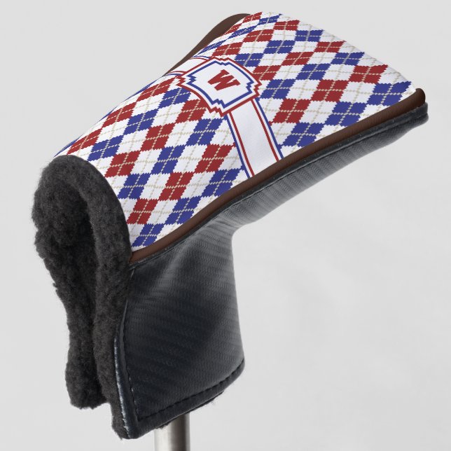 Americana Argyle Putter Cover (3/4 Front)