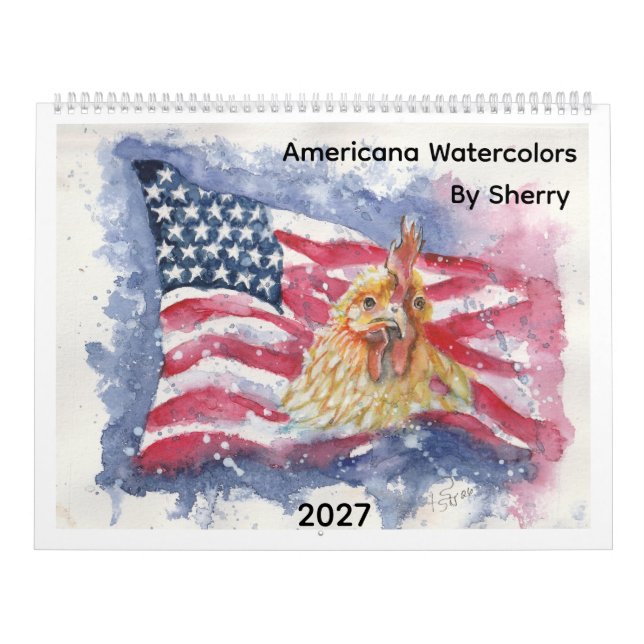  Americana Calendar By Sherry Jarvis (Cover)