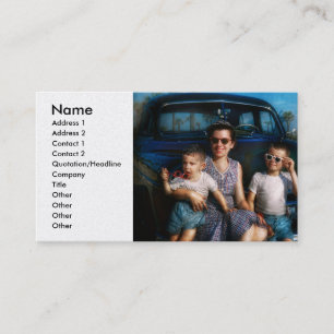 Americana - Car - The classic American vacation Business Card