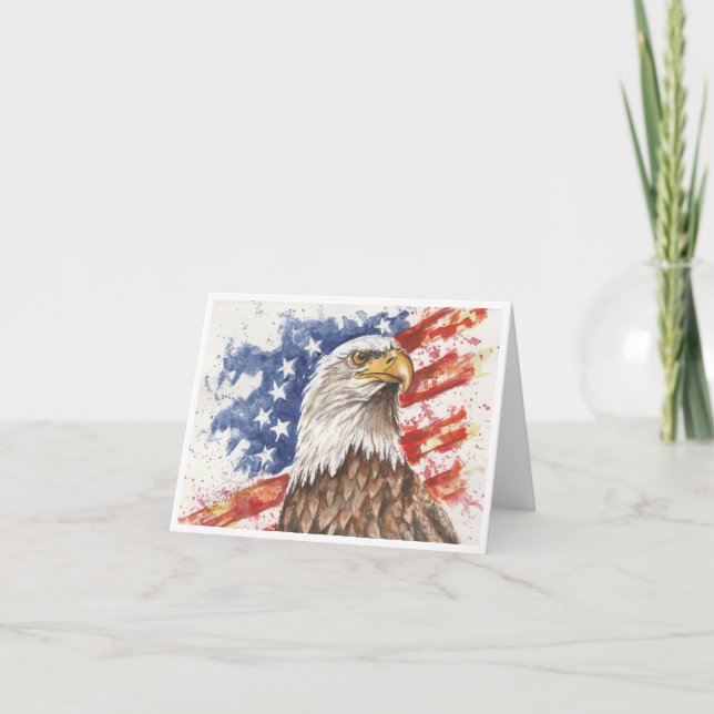 Americana Eagle By Sherry Card (Front)