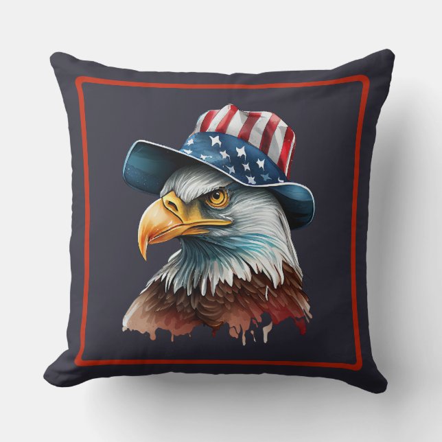 Americana Eagle  Cushion (Front)