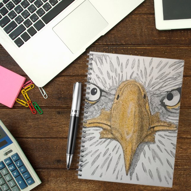 Americana Eagle Face Notebook (Creator Uploaded)