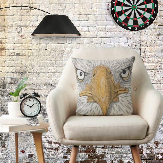 Americana Eagle Face Pillow (Creator Uploaded)