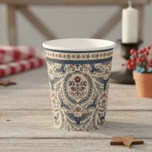 Americana Eagles Floral Stars & Stripes ID1298 Paper Cups