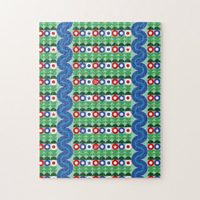 Americana Flowers - Puzzle (Vertical)