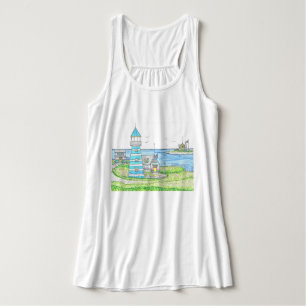 Americana Flowy Tank Top
