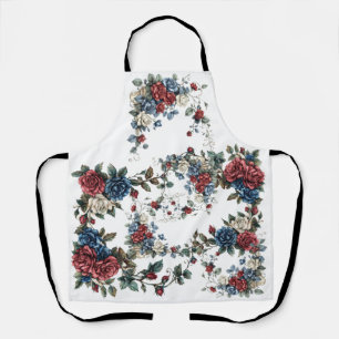 Americana Garden Patriot Roses Apron